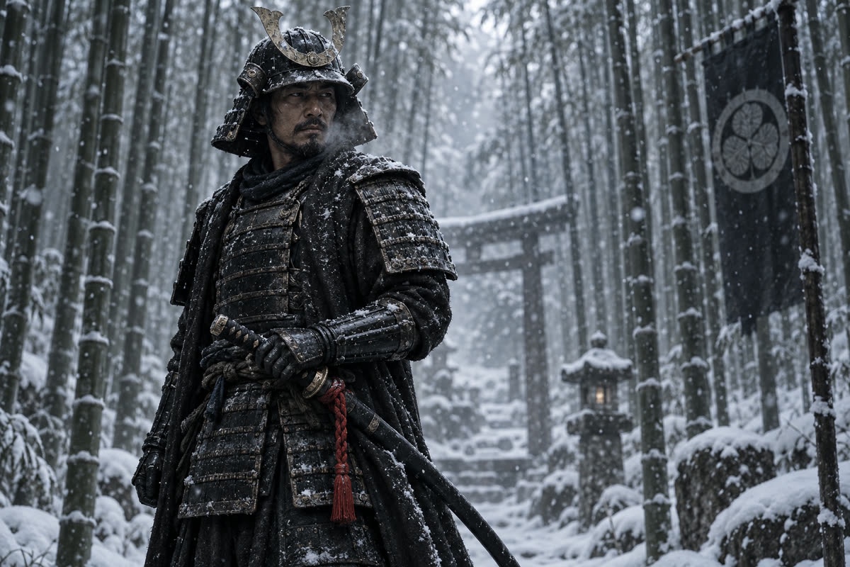 The samurai prompt as drawn by GPT Image 2.5