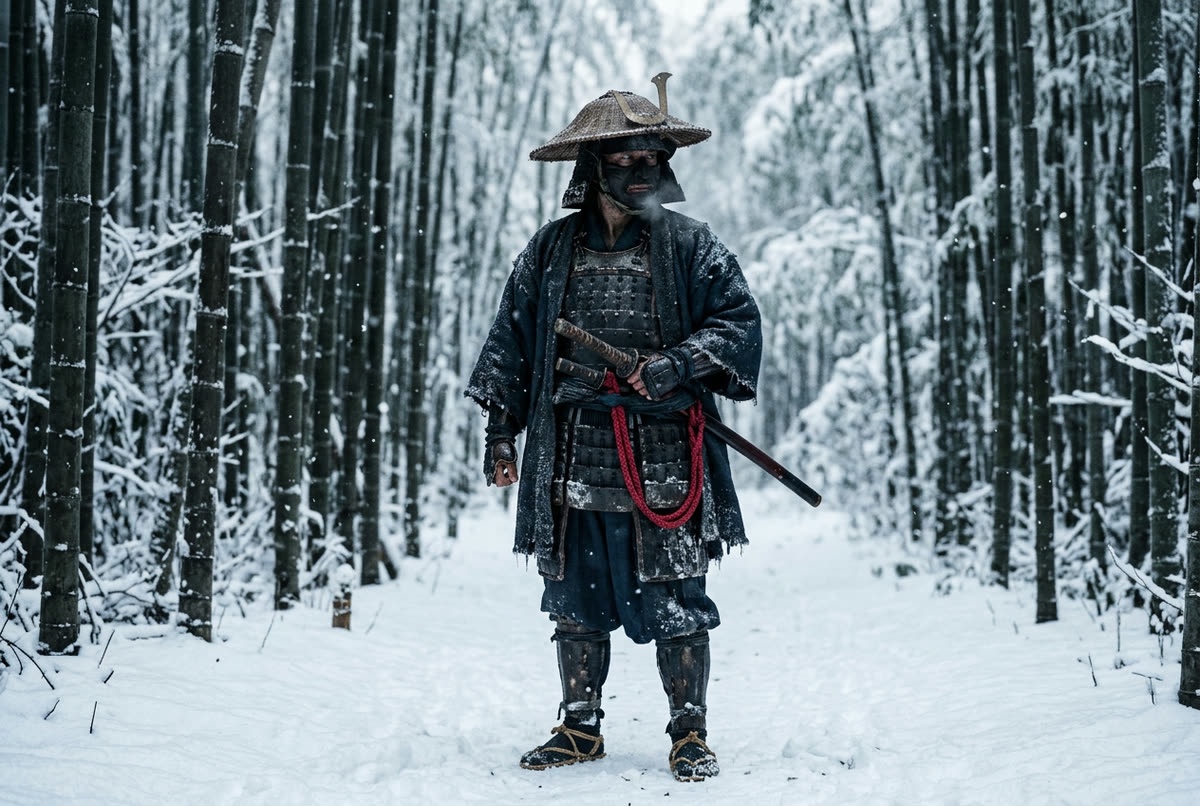 The samurai prompt as drawn by Nano Banana 2