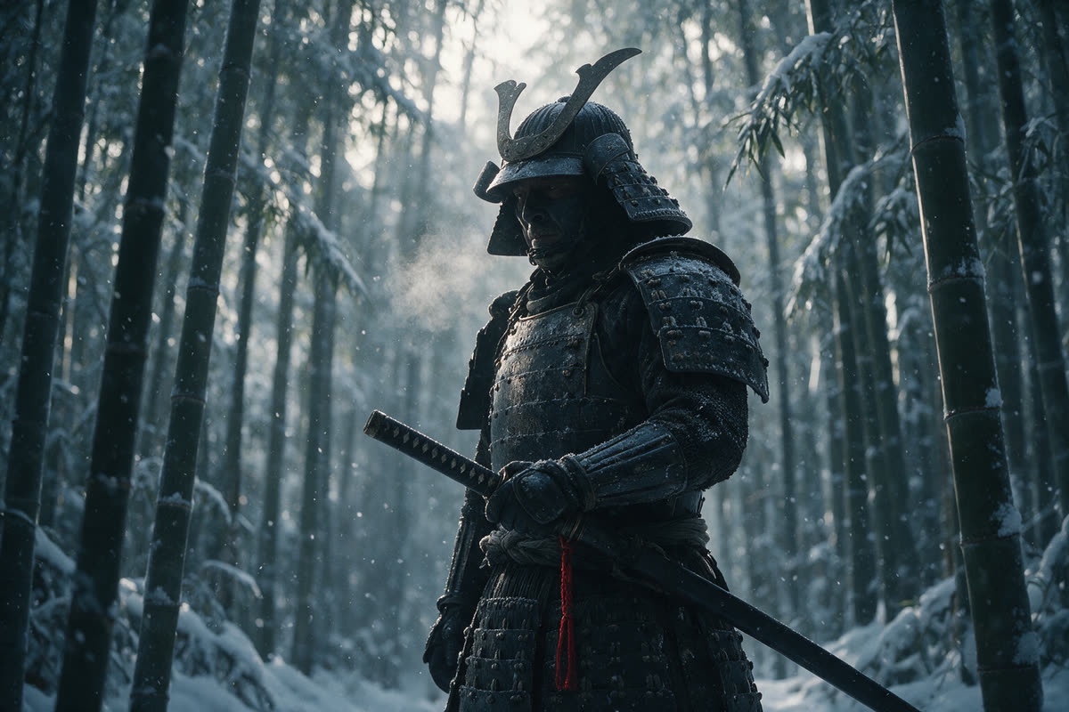The samurai prompt as drawn by Seedream 5.0 Pro