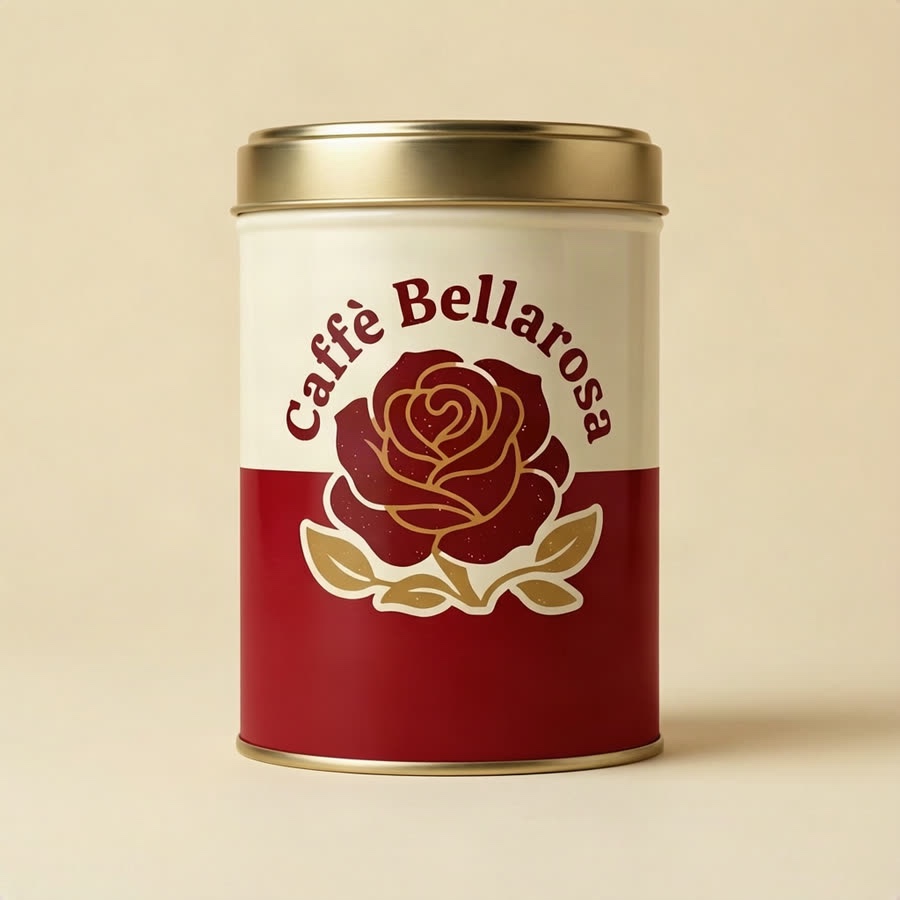 The coffee tin, low angle, from Qwen Multiple Angles
